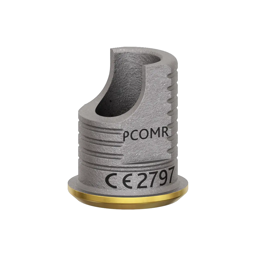 Abutment, titanium base, 1 mm, rotational, M