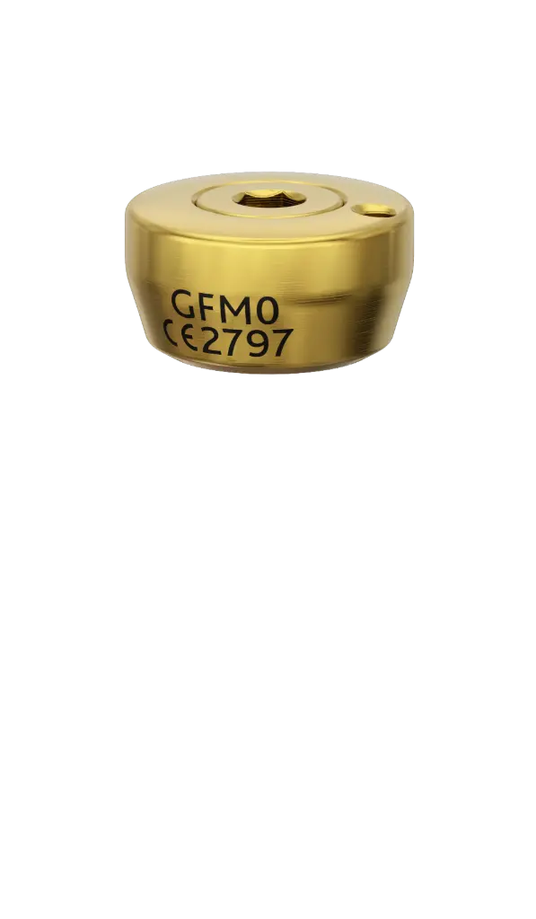 Healing abutment, 0 mm, M.