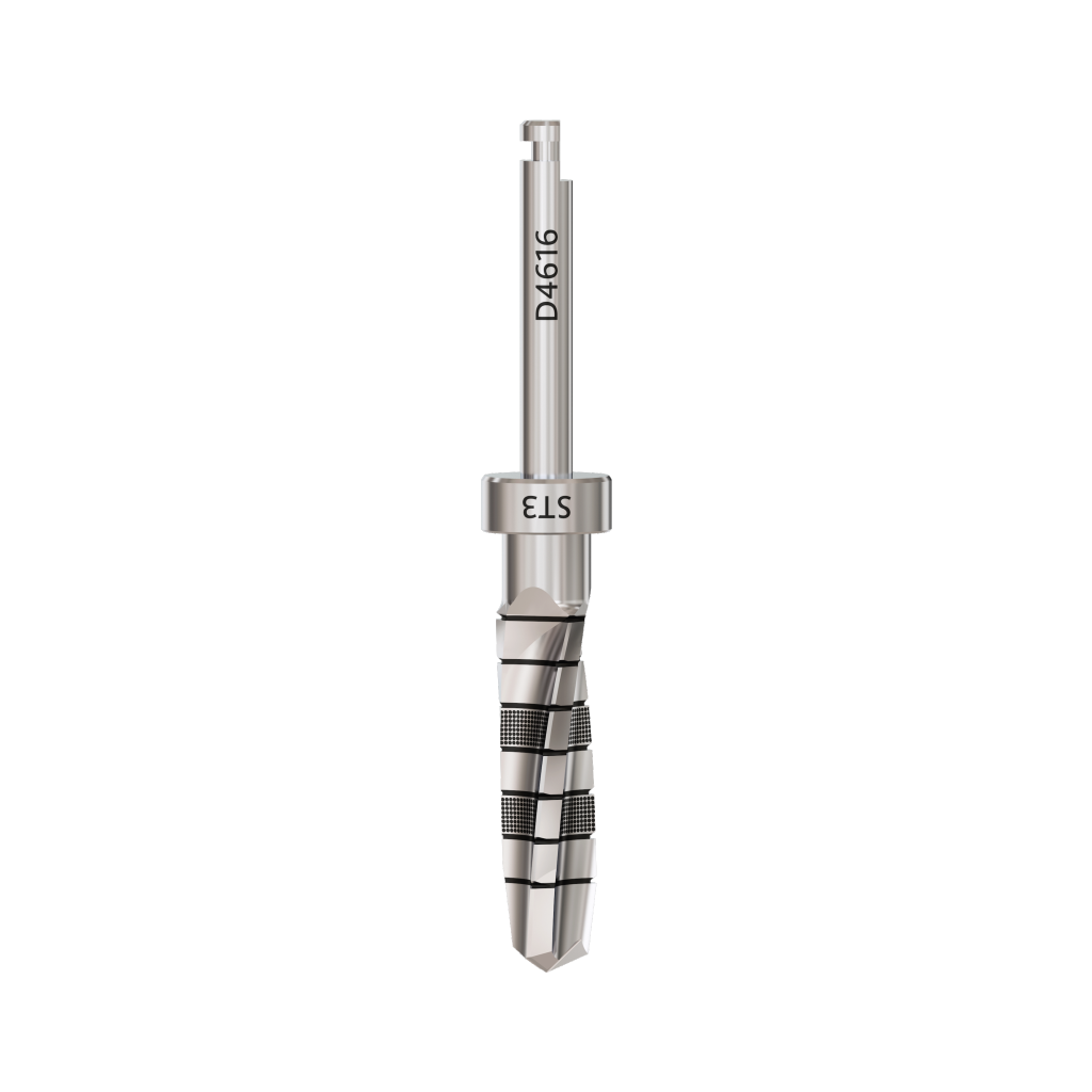 Drill, tapered, D 4.6 mm, L 16 mm.