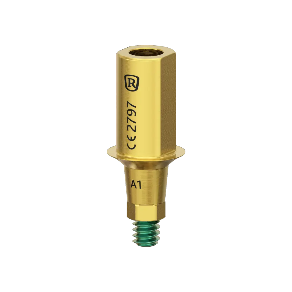 Abutment, 1 mm, R.