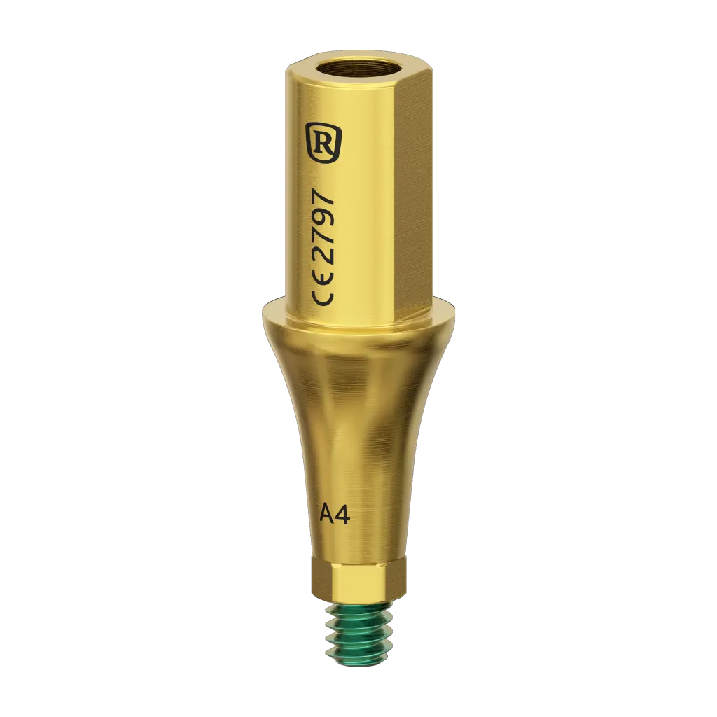 Abutment, 4 mm, R.