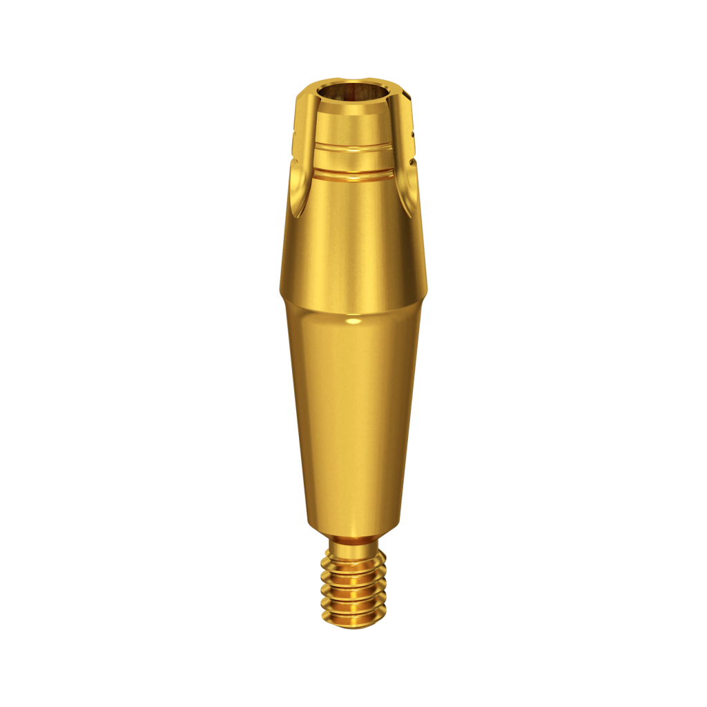 Abutment, one-piece, 4 mm, R.