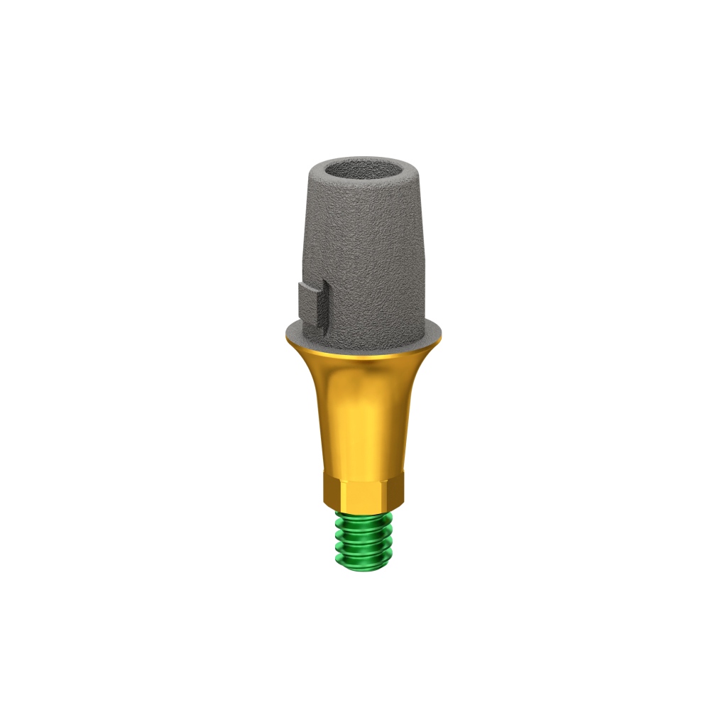 Abutment, titanium base, Sir, 2 mm, R.