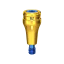 Abutment, attachment, 2 mm, R.